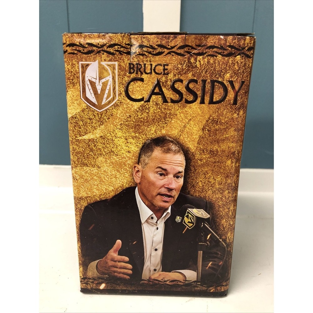 BRUCE Butch CASSIDY VEGAS GOLDEN KNIGHTS PROMO‎ STATUE FIGURINE Head Coach